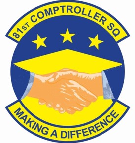 81st Comptroller Squadron emblem